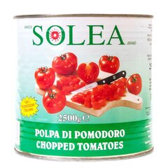 Томати очищені різані у власному соку SOLEA Pomodori pelati Polpa 2.5 кг
