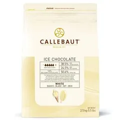 Білий шоколад для покриття морозива Callebaut ICE CHOCOLATE WHITE 38.5% 2.5 кг