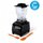 Высокомощный (профессиональный) блендер JTC OmniBlend V TM-800B (1,5 л), черный, Цвет: Черный Высокомощный (профессиональный) блендер JTC OmniBlend V TM-800B (1,5 л), черный, Цвет: Черный