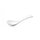 Ложка з меламіну біла 17,2×4 см