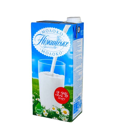Молоко Нежинское 3.2% 1 кг