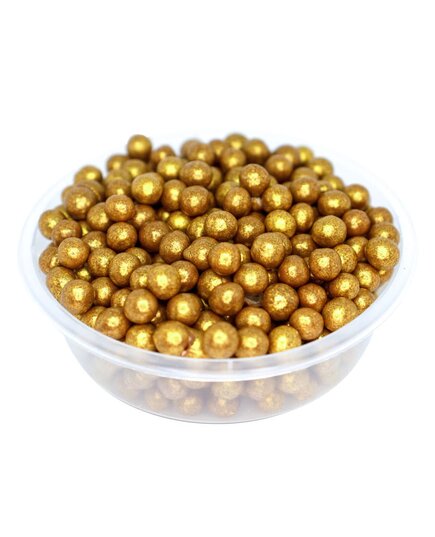 Хрумкі золоті кульки 5-7мм покриті шоколадом SMET 200 г
