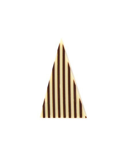 Шоколадные треугольники Barbara Luijckx в полоску белый/черный шоколад 1.1 кг