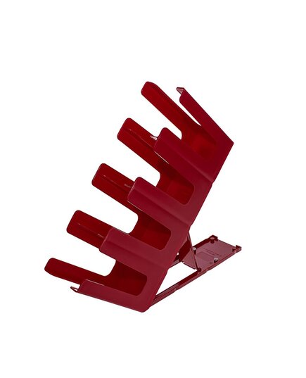 Диспенсер для стаканов с подставкой 45х24х12 см красный, Цвет: Красный