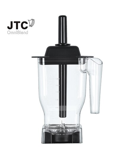 Чаша для блендера JTC, 1.5 литра с ножами, прозрачная (Бисфенол отсутствует)