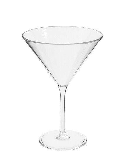 Стакан для мартини, поликарбонат (280 мл) (12×17 см)