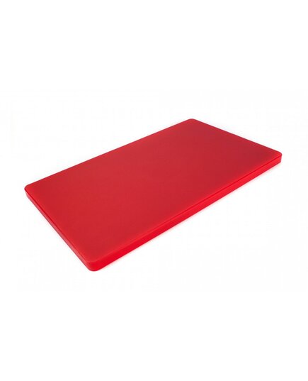 Двостороння дошка для нарізання LDPE, 500×300×20 мм, червона, Колір: Червоний