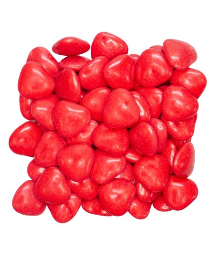 Драже из молочного шоколада Amarischia красные сердца 200 г