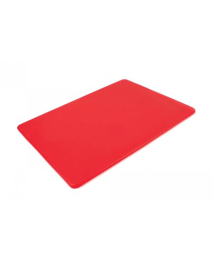 Двостороння дошка для нарізання LDPE, 400×300×10 мм, червона, Колір: Червоний