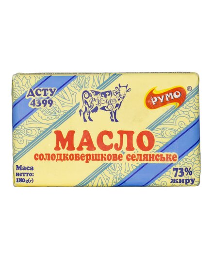 Масло сливочное РУМО 73% 180 г