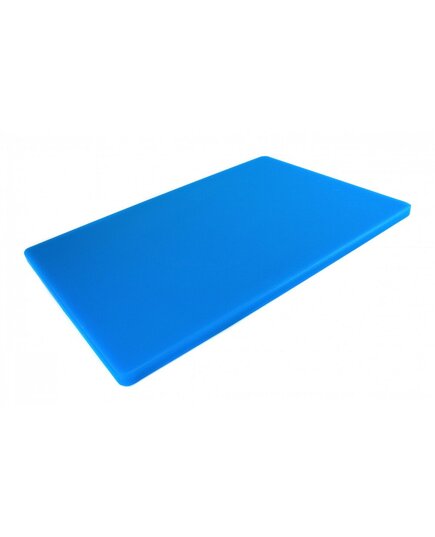 Двостороння дошка для нарізання LDPE, 600×400×20 мм, синя, Колір: Синій