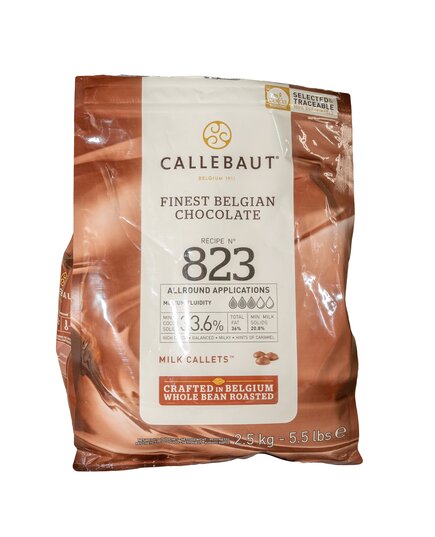 Молочний Шоколад Callebaut №823 2.5 кг