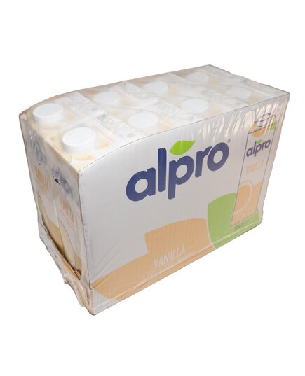 Соєве молоко з ванільним смаком Alpro оптом, ящик 8 л