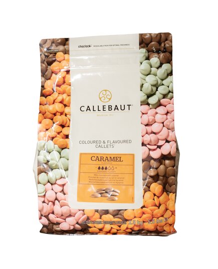 Молочний шоколад зі смаком карамелі Callebaut Caramel 2.5 кг