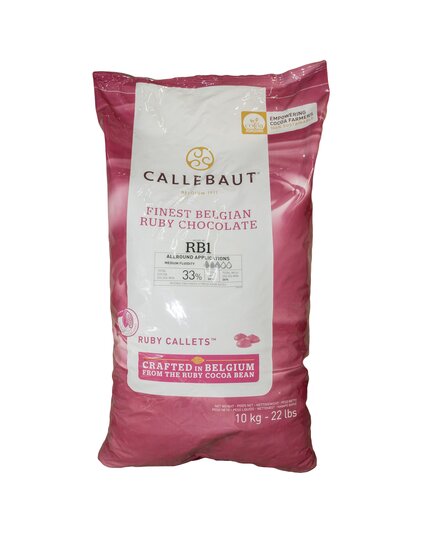 Рубиновый шоколад Callebaut Ruby - RB1 500 г