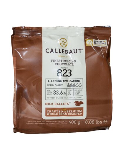 Молочний Шоколад Callebaut №823 400 г