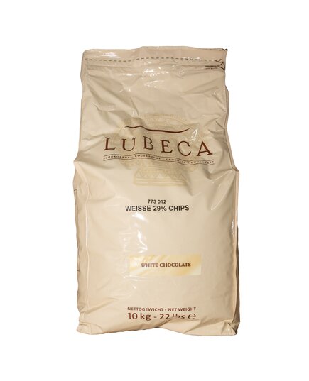 Шоколад белый Lubeca WEISSE 29%, 1 кг