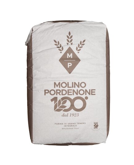 Цельнозерновая итальянская мука с отрубями Molino di Pordenone INTEGRALE 25 кг