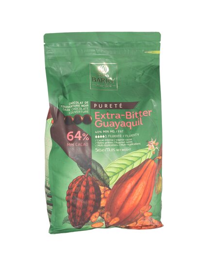 Темний шоколад Cacao Barry GUAYAQUIL 64% 1 кг