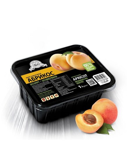 Заморожене пюре Fruity Land Абрикос 1 кг