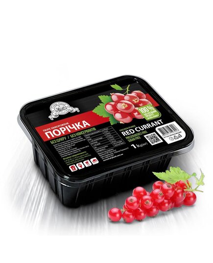 Замороженное пюре Fruity Land Красная смородина 1 кг