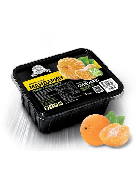 Замороженное пюре Fruity Land Мандарин 1 кг
