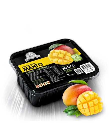 Замороженное пюре Fruity Land Манго 1 кг