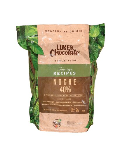 Молочный шоколад Luker Chocolate NOCHE 40% 2.5 кг
