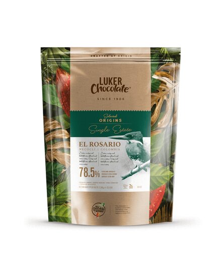Экстра черный шоколад Luker Chocolate EL ROSARIO 78,5% 2.5 кг