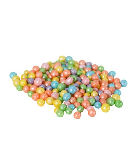 Рисові кульки 5 мм глазуровані мікс пастель №2 200 г