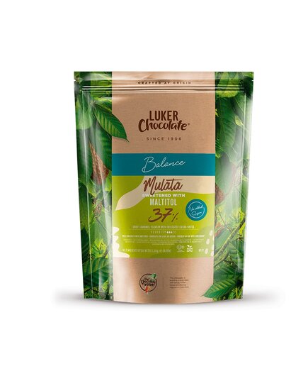 Молочный шоколад без сахара Luker Chocolate MULATA 37% 2.5 кг