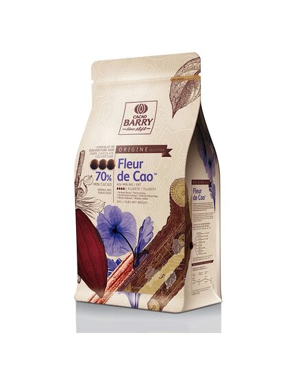 Чорний шоколад Cacao Barry FLEUR DE CAO 70% 1 кг