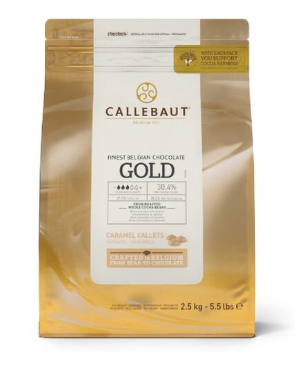 Білий шоколад із карамеллю Callebaut Gold 500 г