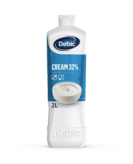 Вершки тварини Debic Cream 32% 2 л