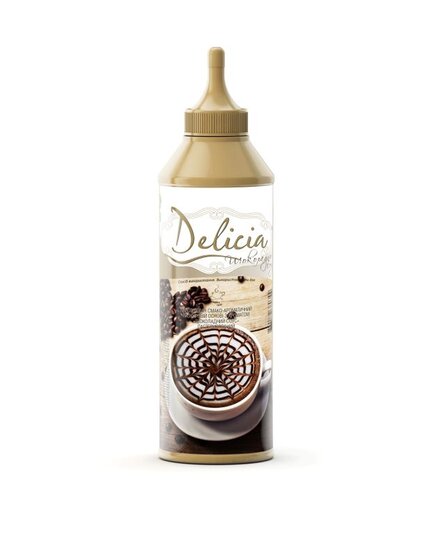 Топпинг Delicia Шоколадный соус(для латте-арт) 600 г