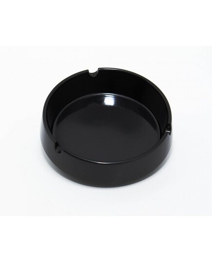 Пепельница круглая открытая 9×2.6 см черная