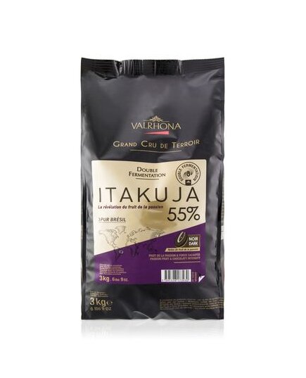 Шоколад чорний VALRHONA Itakuja 55% 3 кг