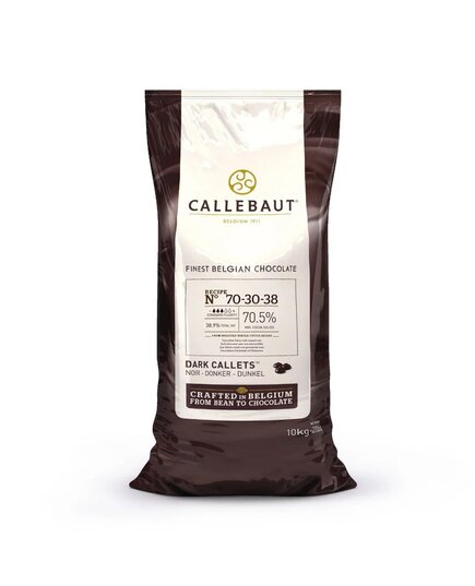 Чорний Шоколад Callebaut №70-30-38 1 кг