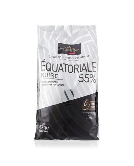 Шоколад черный VALRHONA Equatoriale Noire 55% 3 кг