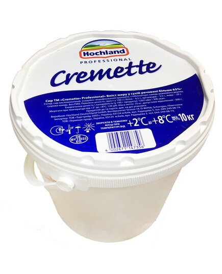 Сливочный сыр Hochland Cremette Professional 65% 10 кг