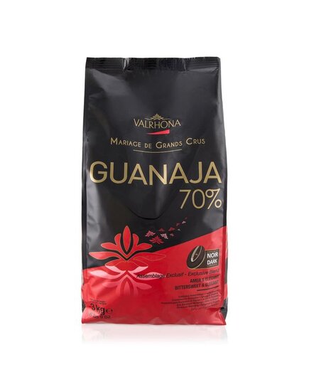 Шоколад черный VALRHONA Guanaja 70% 3 кг