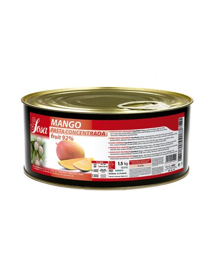 Концентрована паста Sosa Манго 1.5 кг