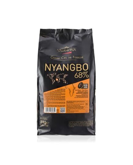 Шоколад черный VALRHONA Nyangbo 68% 3 кг
