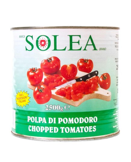 Томаты очищенные резаные в собственном соку SOLEA Pomodori pelati Polpa 2.5 кг