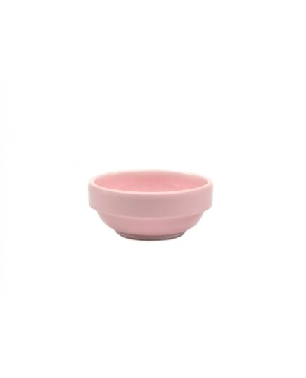 Соусник круглий з меламіну 40 мл, пастельно рожевий, 61×25 мм, Колір: Рожевий