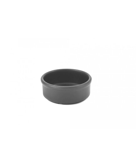 Соусник круглий з меламіну 80 мл, чорний, матовий 78×30 мм, Колір: Чорний