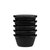 Соусник з меламіну круглий чорний 50 мл 74×36 мм, зображення 4