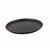 Піднос круглий чорний з малюнком 40,5 см