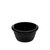 Соусник з меламіну круглий чорний 50 мл 74×36 мм