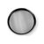 Блюдо для выкладки круглое из поликарбоната 29 см черное